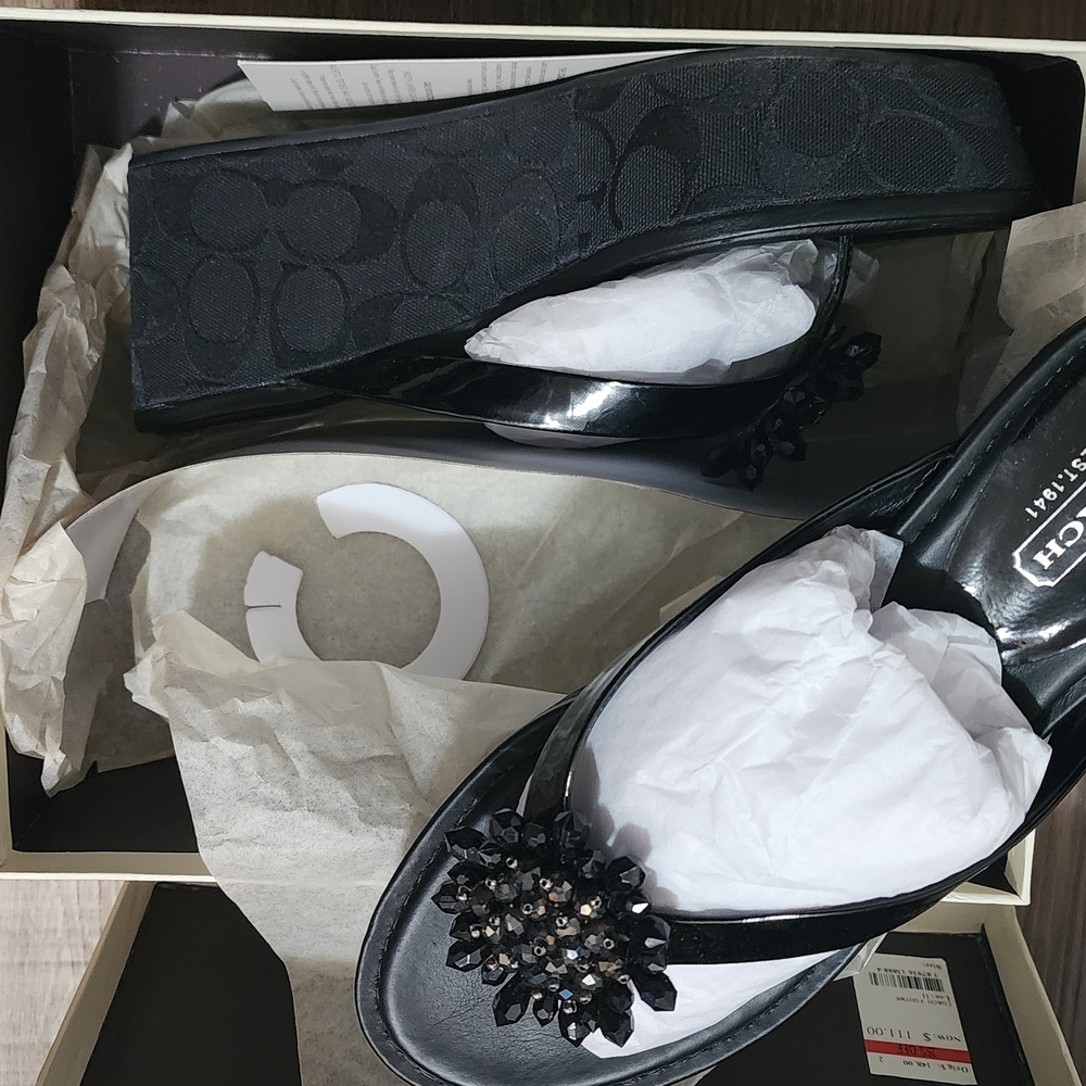 Chic Black Embellished Sandals